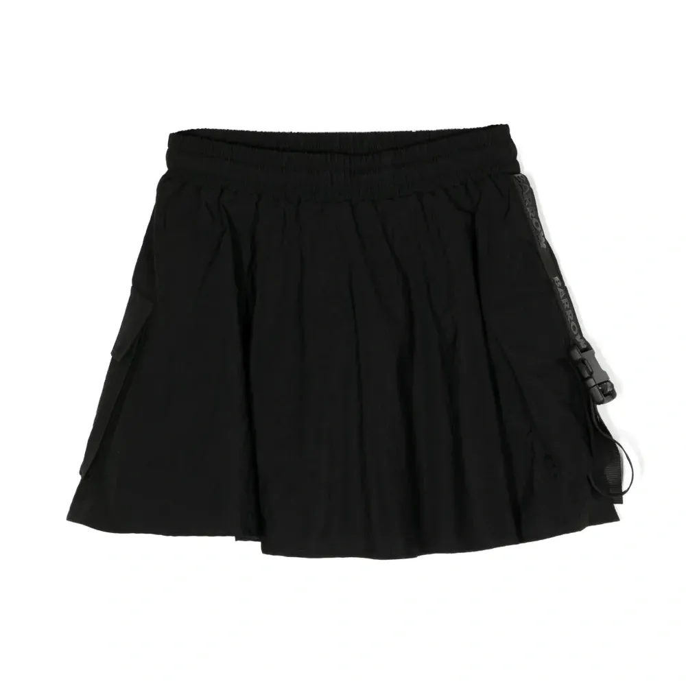 Расклешенная мини-юбка с пряжкой