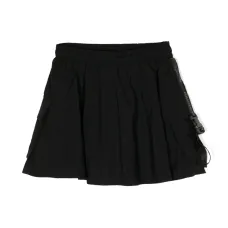 Расклешенная мини-юбка с пряжкой