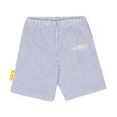 Полосатые шорты с вышитым логотипом Полосатые шорты с вышитым логотипом