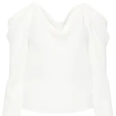 Драпированная блузка Poani с открытыми плечами