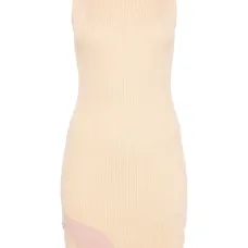 Платье Comma асимметричного кроя в рубчик Платье Comma асимметричного кроя в рубчик