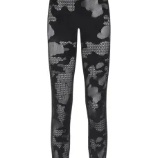 Сетчатые легинсы с камуфляжным узором