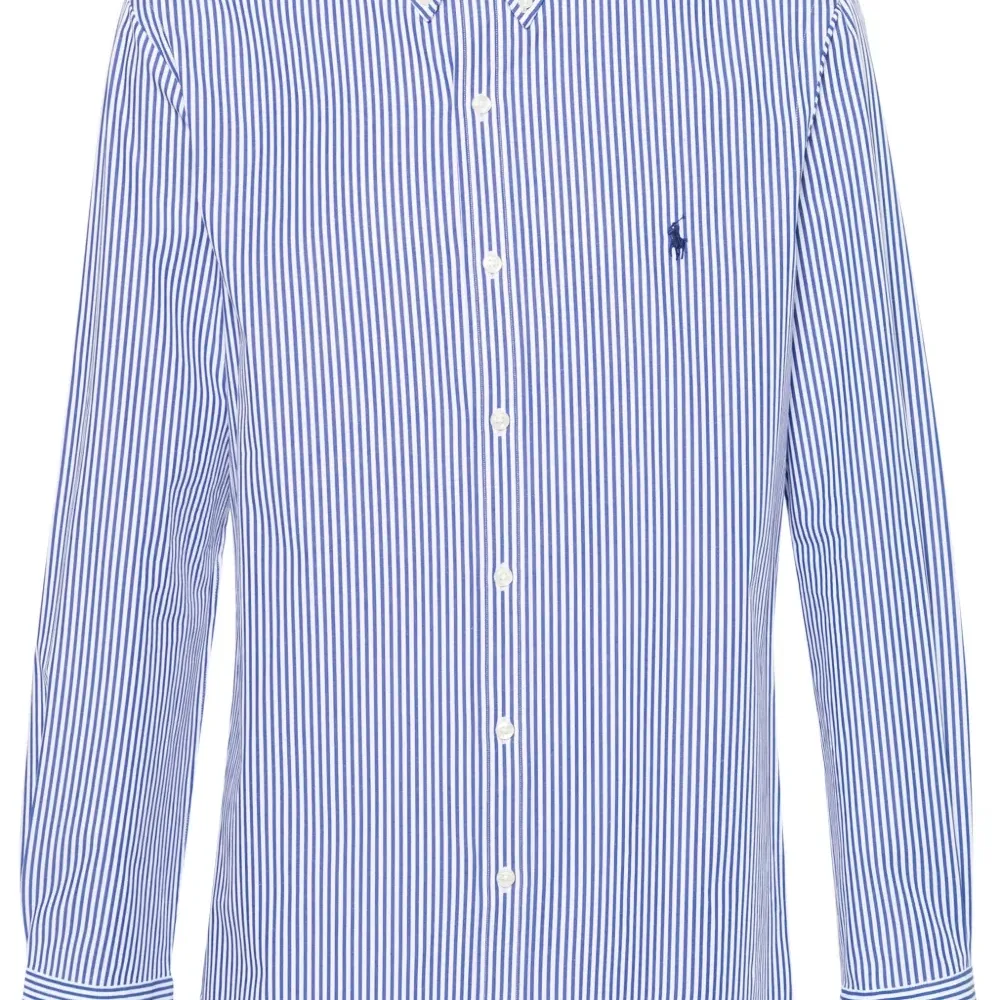 Рубашка в полоску с логотипом Polo Pony