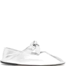 Балетки Llasada с эффектом металлик