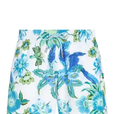 Плавки-шорты с цветочным принтом