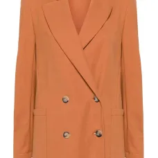 Однобортный пиджак с заостренными лацканами