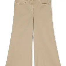 Широкие брюки с бахромой