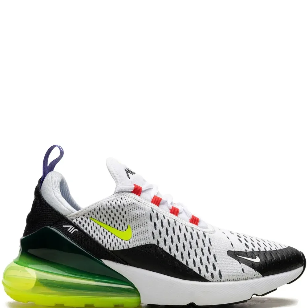 Кроссовки Air Max 270 White/Volt/Siren Red