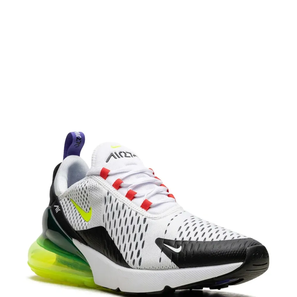 Кроссовки Air Max 270 White/Volt/Siren Red
