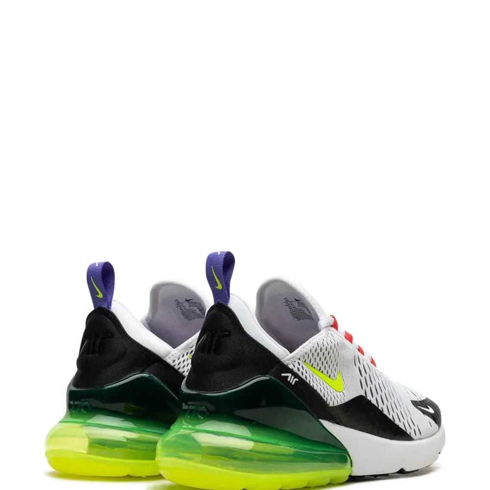 Кроссовки Air Max 270 White/Volt/Siren Red
