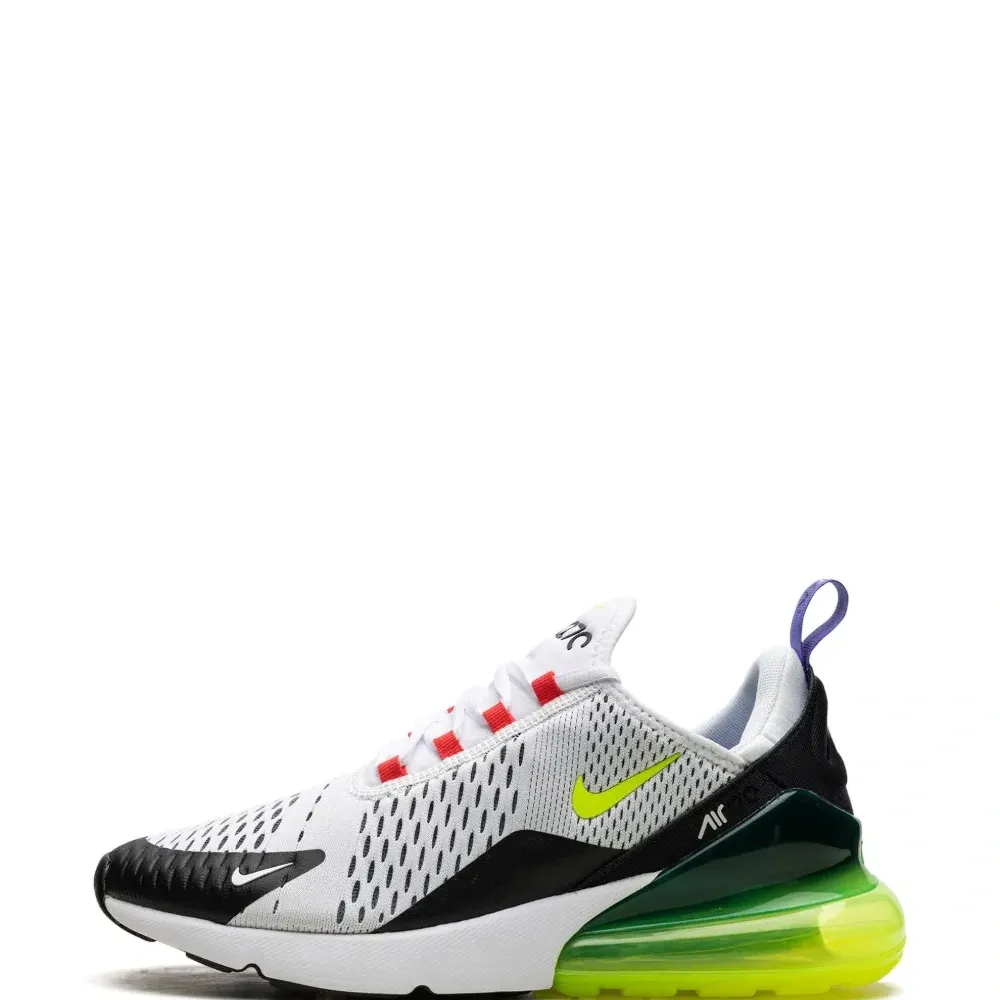 Кроссовки Air Max 270 White/Volt/Siren Red