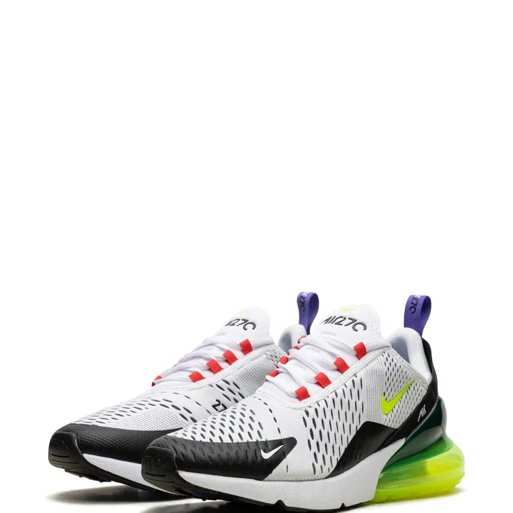 Кроссовки Air Max 270 White/Volt/Siren Red