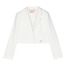 Креповый блейзер с логотипом