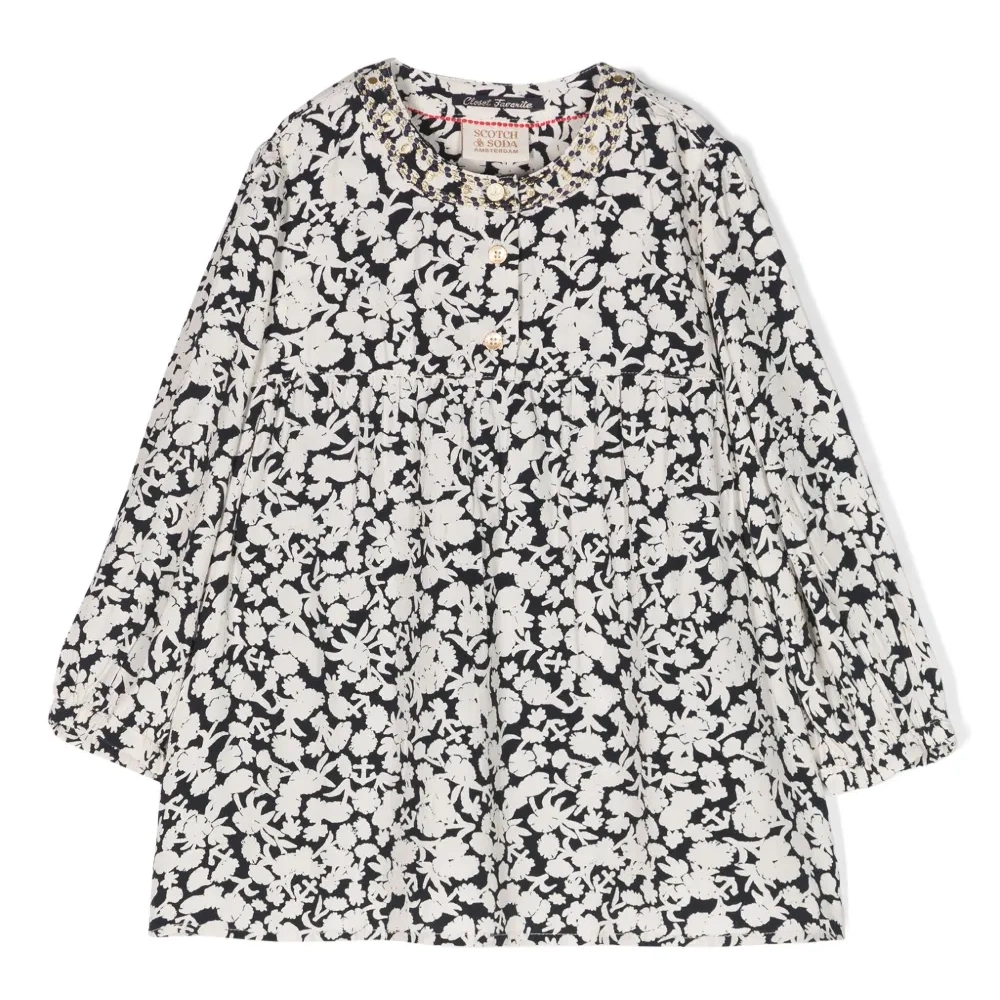 Блузка с цветочным принтом