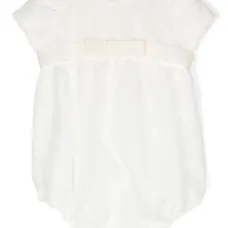 Муаровое боди с кружевом