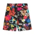 Шорты с цветочной вышивкой