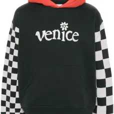 Худи в стиле колор-блок с принтом Venice