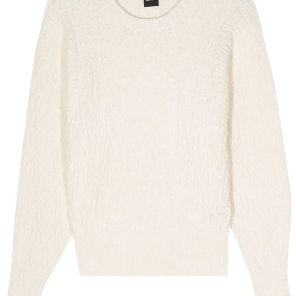 Джемпер крупной вязки с логотипом