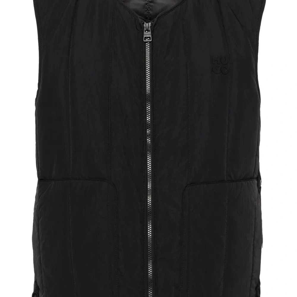 Стеганый жилет с логотипом