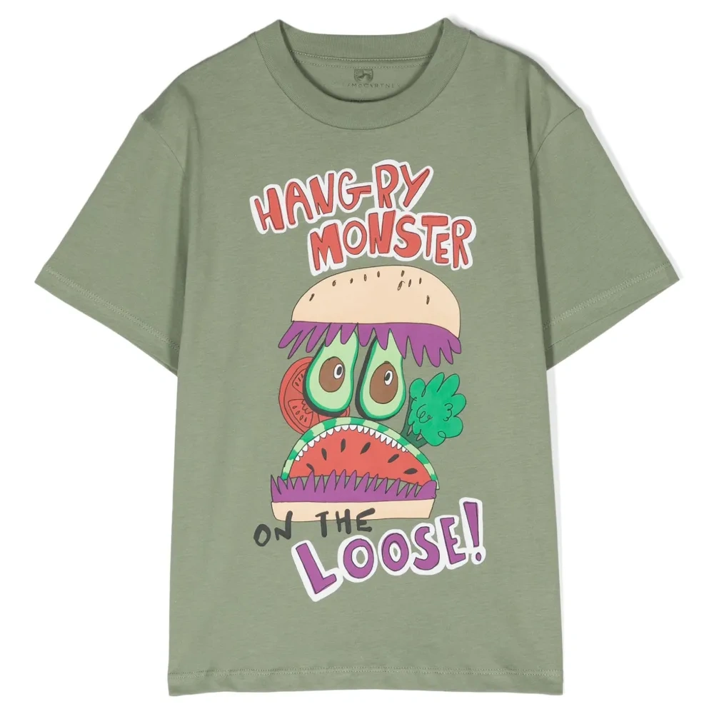 Футболка из органического хлопка с графичным принтом