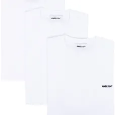 Комплект из трех футболок с вышитым логотипом