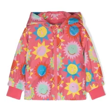 Куртка на молнии с принтом