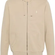 Худи на молнии с вышивкой Polo-Pony