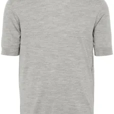 Меланжевый топ из шерсти мериноса