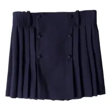 Юбка-плиссе из вирджинской (натуральной) шерсти