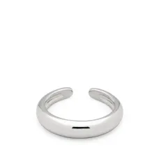 Серьга-кафф с родиевым покрытием