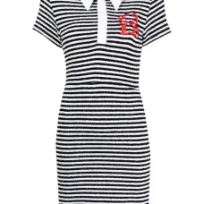 Платье мини Wednesday в полоску