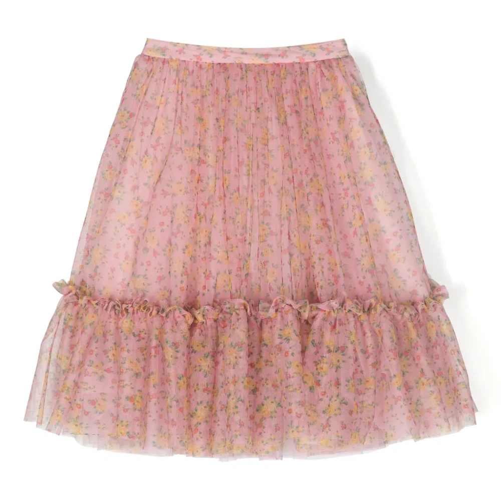Юбка из тюля с цветочным принтом Юбка из тюля с цветочным принтом