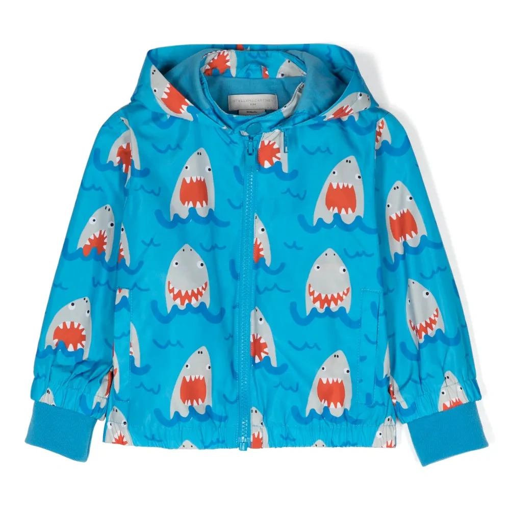 Куртка с капюшоном и принтом