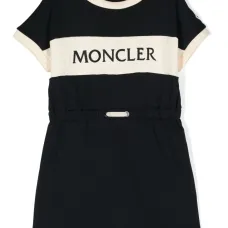 Платье-футболка с вышитым логотипом