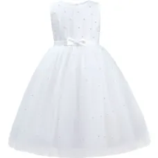 Платье из тюля с искусственным жемчугом