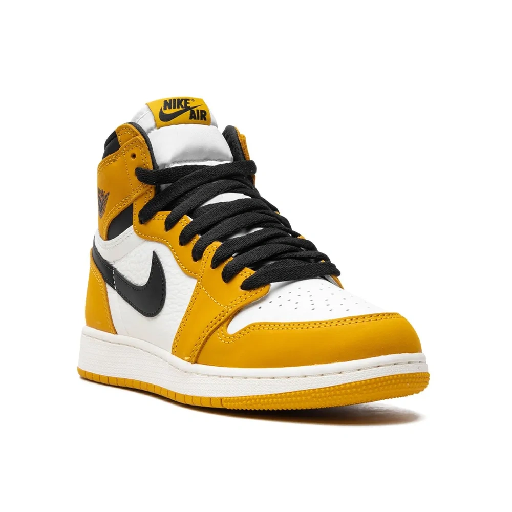 Кроссовки Air Jordan 1 Retro High OG Yellow Ochre/Black