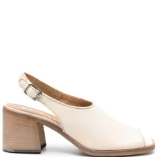 Босоножки с ремешком на пятке и квадратным носком