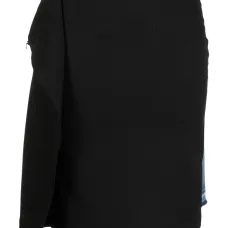 Джинсовая юбка асимметричного кроя Джинсовая юбка асимметричного кроя