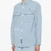 Джинсовая рубашка с логотипом