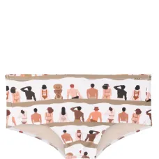 Плавки-шорты с графичным принтом