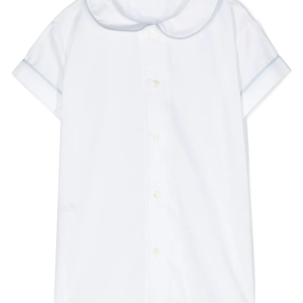 Рубашка с контрастной отделкой