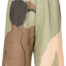 Шорты с графичным принтом