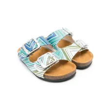 Сандалии с узором зигзаг