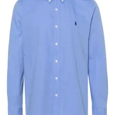 Поплиновая рубашка с вышивкой Polo Pony