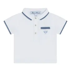 Рубашка поло с вышитым логотипом