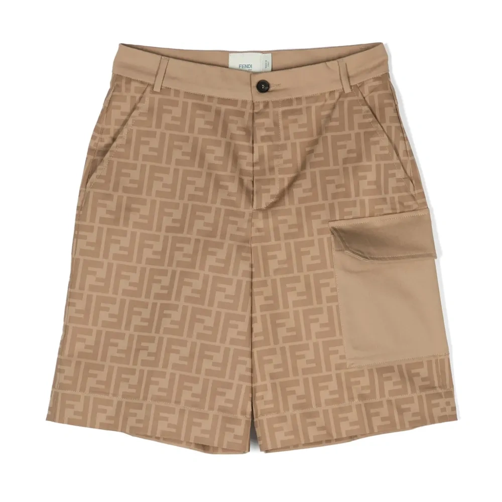 Шорты карго с узором FF