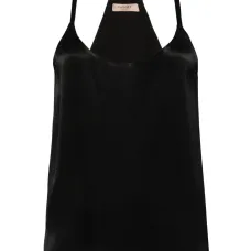 Атласный топ без рукавов