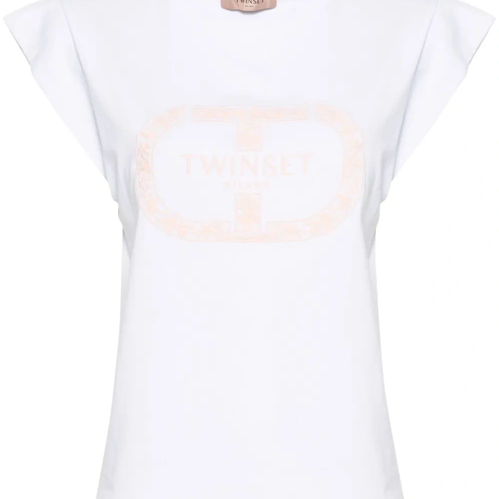 Футболка без рукавов с вышитым логотипом Футболка без рукавов с вышитым логотипом