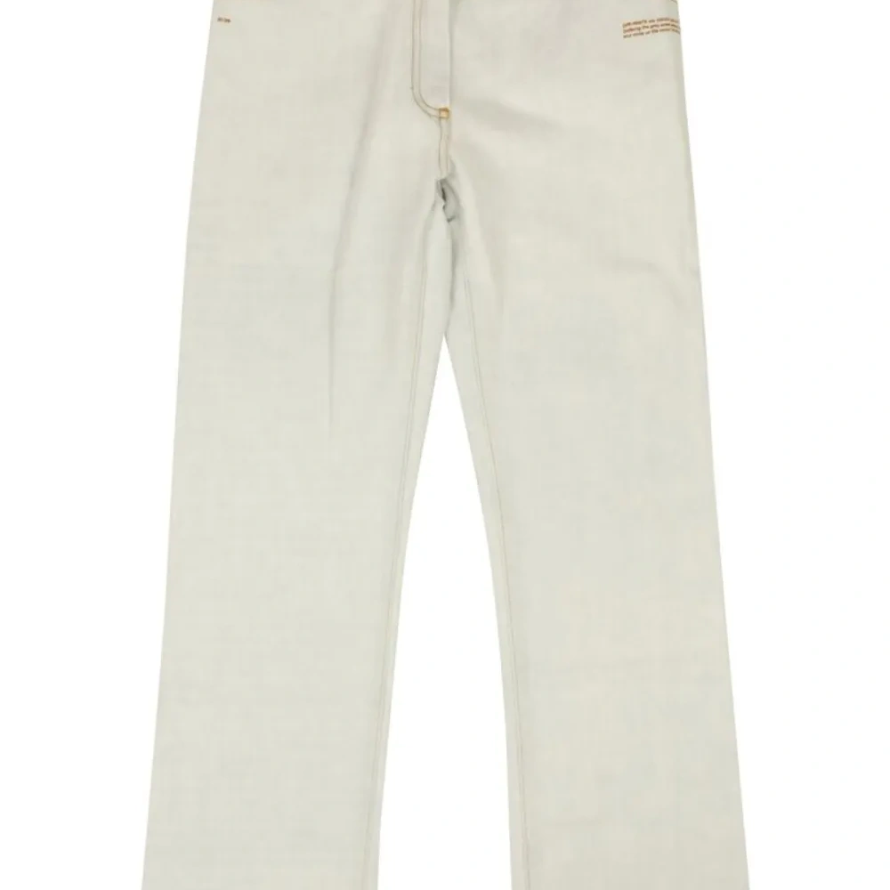 Укороченные джинсы с логотипом