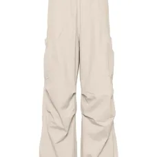 Широкие брюки со вставками